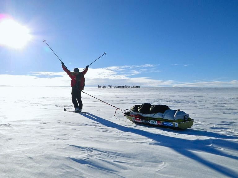 Christian Eide during his record setting expedition in 2011 Photo: Christian Eide

