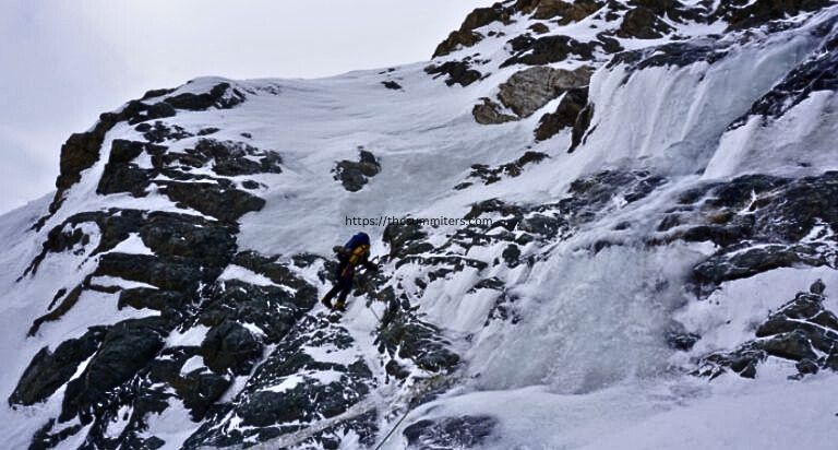 A photo from the 2020 attempt. Photo: Hungarian National Climbing Team

