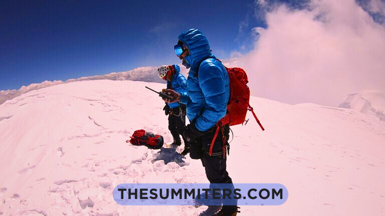 On the summit of Muchu Chhish. Photo: Zdenek Hak