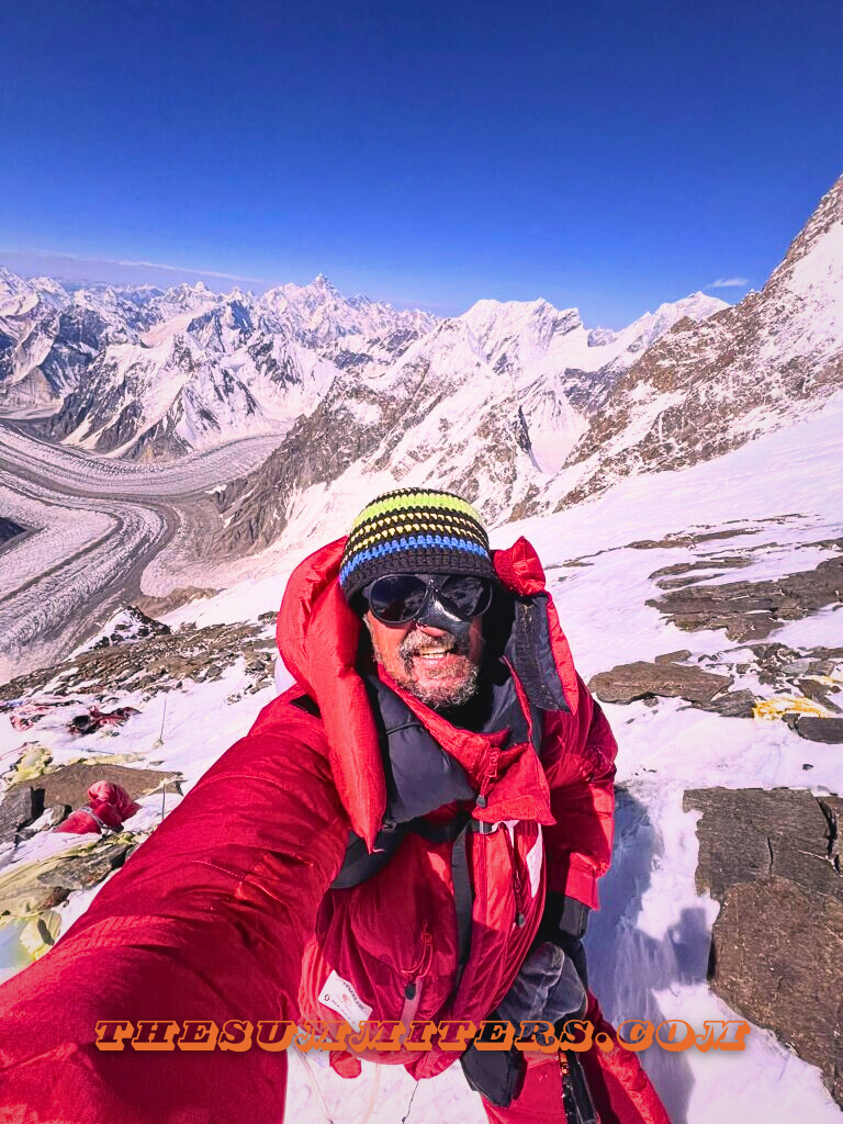 Rubbish at Camp 3 on the Cesen route during Fredriksen’s ascent. Phooto: Jean Yves Fredriksen